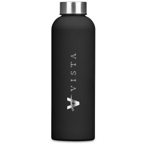 Serendipio Benson Stainless Steel Water Bottle - 720ml in Black