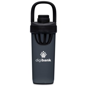 Serendipio Mondrian Plastic 2-in-1 Water Bottle - 800ml in Black
