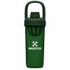 Serendipio Mondrian Plastic 2-in-1 Water Bottle - 800ml - Dark Green