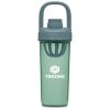 Serendipio Mondrian Plastic 2-in-1 Water Bottle - 800ml - Dusty Teal
