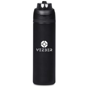 Slazenger Ranger Stainless Steel Vacuum Water Bottle - 700ml in Black