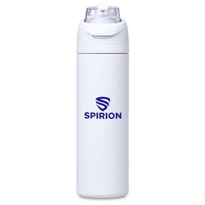 Slazenger Ranger Stainless Steel Vacuum Water Bottle - 700ml in Solid White