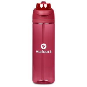 Slazenger Trooper Recycled PET Water Bottle - 800ml in Red