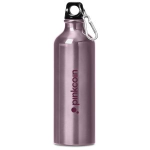Altitude Solano Aluminium Water Bottle - 750ml in Pink