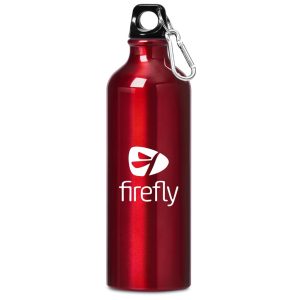 Altitude Solano Aluminium Water Bottle - 750ml in Red