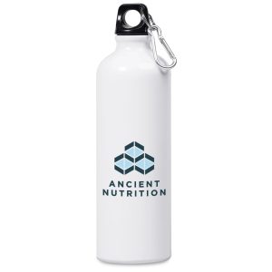 Altitude Solano Aluminium Water Bottle - 750ml in Solid White