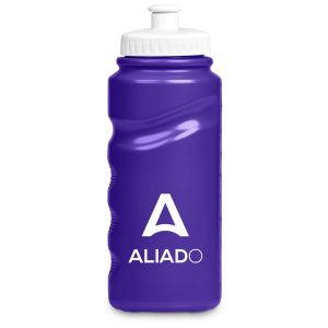 Altitude Slam Plastic Water Bottle - 500ml in Purple