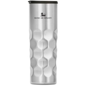 Serendipio Meteor Stainless Steel & Plastic Double-Wall Tumbler - 450ml in Silver