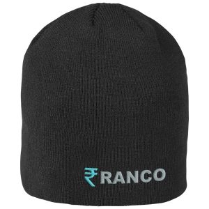 Pinnacle Acrylic Beanie in Black