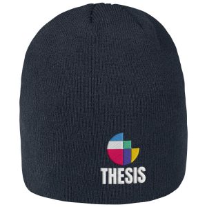 Pinnacle Acrylic Beanie in Navy