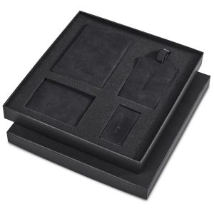 Serendipio Tourist Travel Set in Black