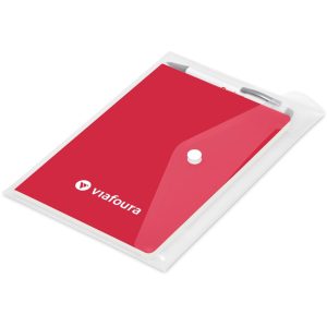Altitude Mills Notebook & Pen Set in Red