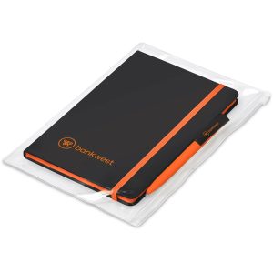 Altitude Johnson Notebook & Pen Set in Orange