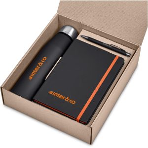 Altitude Wallace Kraft Gift Set in Orange