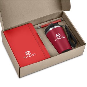 Altitude Carnaby Kraft Gift Set in Red