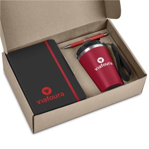 Altitude Poplar Kraft Gift Set in Red