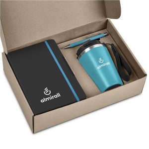 Altitude Poplar Kraft Gift Set in Turquoise