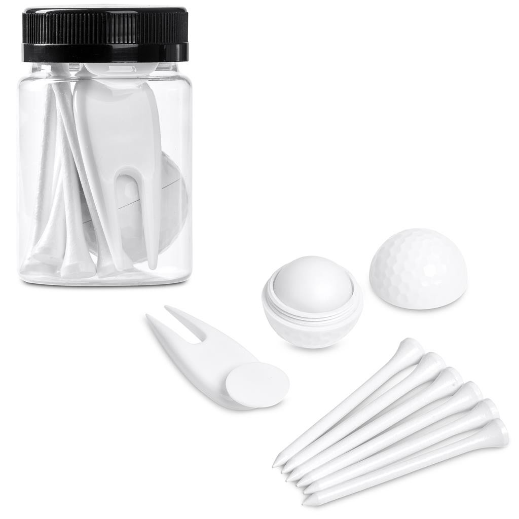 Altitude Tournament Golf Set – Solid White