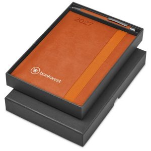 Altitude Advantage A5 2027 Diary And Omega Pen Set in Orange