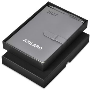 Altitude Enterprise A5 2027 Diary and Omega Pen Set in Grey