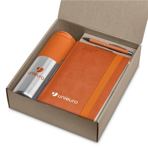 Altitude Tropism 2027 Diary Gift Set in Orange