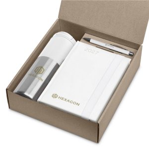 Altitude Tropism 2027 Diary Gift Set in Solid White