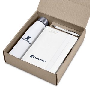 Altitude Holism 2027 Diary Gift Set in Solid White
