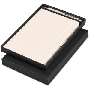 Carson Notebook & Pen Set in Cream