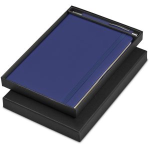 Carson Notebook & Pen Set in Navy