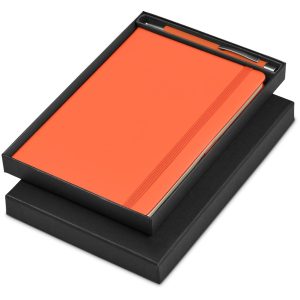 Carson Notebook & Pen Set in Orange