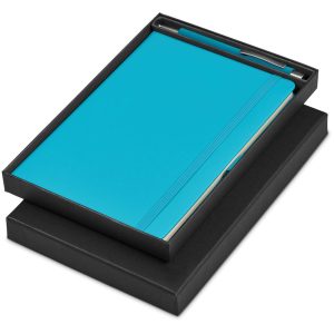 Carson Notebook & Pen Set in Turquoise