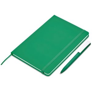 Query Notebook & Pen Set in Green