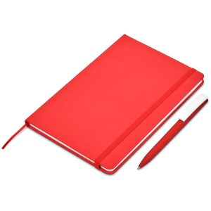 Query Notebook & Pen Set in Red