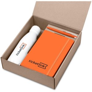 Bennet Kraft Gift Set in Orange