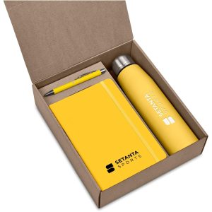 Gibson Kraft Gift Set in Yellow