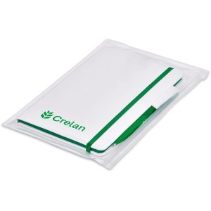 Olson Notebook & Pen Set in Green