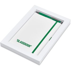 Duncan Notebook & Pen Set in Green