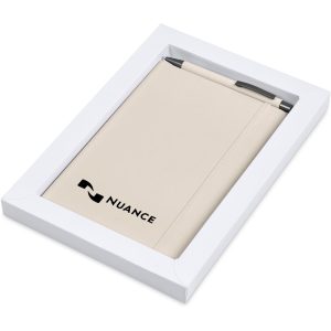 Hibiscus Notebook & Pen Set in Cream