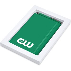 Hibiscus Notebook & Pen Set in Green