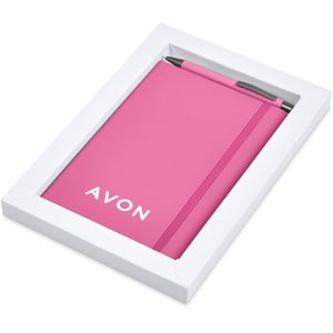 Hibiscus Notebook & Pen Set in Pink