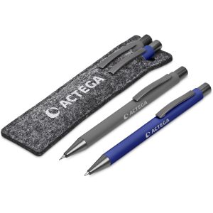 Omaha Ball Pen & Pencil Set in Blue