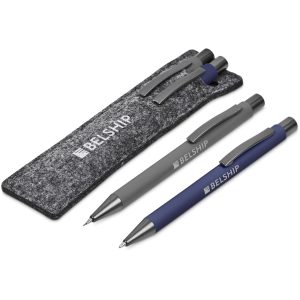 Omaha Ball Pen & Pencil Set in Navy