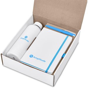 Clark White Gift Set in Light Blue