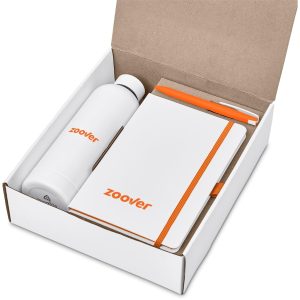Clark White Gift Set in Orange