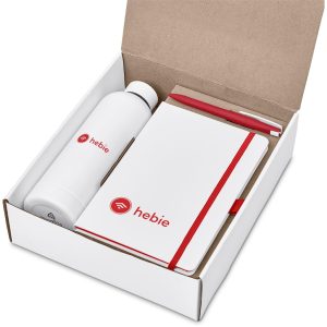 Clark White Gift Set in Red