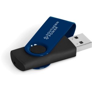 Axis Gyro Black Flash Drive - 32GB in Navy