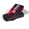 Axis Gyro White Flash Drive - 32GB - Red