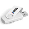 Axis Gyro White Flash Drive - 32GB - Solid White