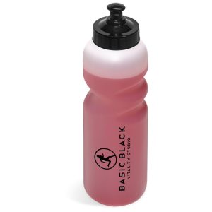 Helix Plastic Water Bottle - 500ml in Black