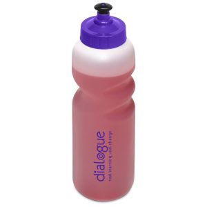 Helix Plastic Water Bottle - 500ml in Purple
